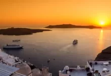 Santorini günbatımı turu