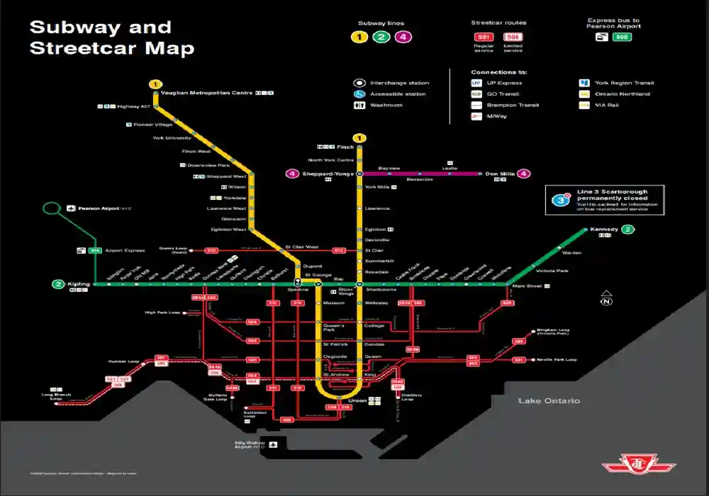 Toronto-Metro-Haritasi
