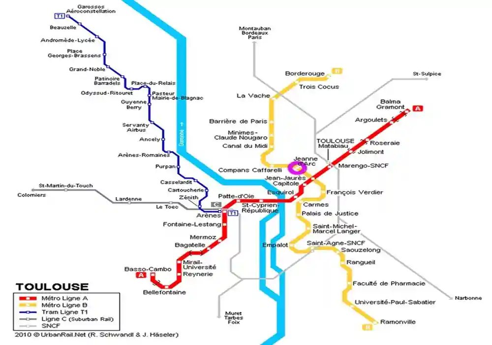 toulouse-metro-haritasi-tolulouse-ulasim-rehberi