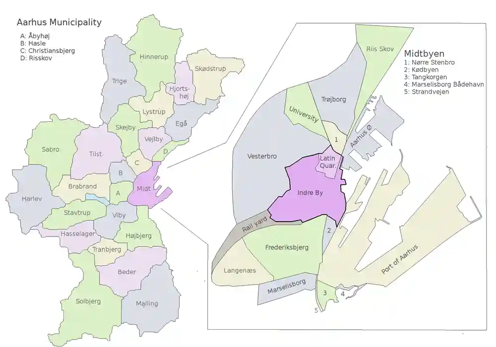 Aarhus'ta-Nerede-Kalinir-Mahalleler-Bolgeler