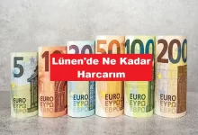 Lünen'de Ne Kadar Harcarım