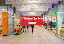 Vilnius'ta ne alınır