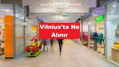 Vilnius'ta ne alınır