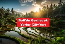 Bali'de Gezilecek Yerler (30+Yer)