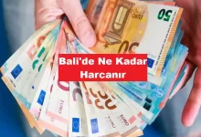 bali'de ne kadar harcanır
