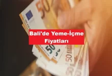 Bali'de yeme-içme fiyatları