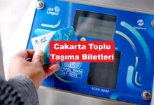 Cakarta Toplu Taşıma Biletleri
