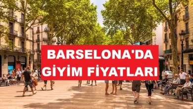 Barselona'da Giyim Fiyatları