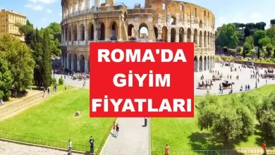 Roma'da Giyim Fiyatları
